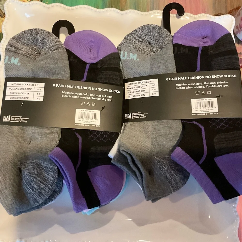🌸Ladies 12 Pair No Show Socks
